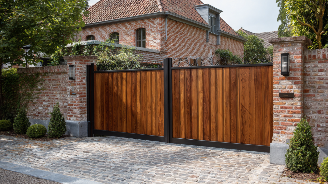 Portail en bois